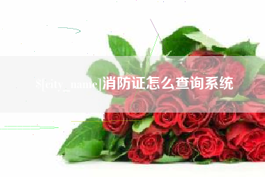 博尔塔拉蒙古消防证怎么查询系统