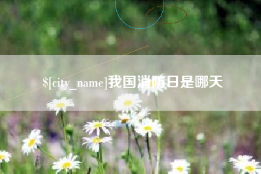 博尔塔拉蒙古我国消防日是哪天