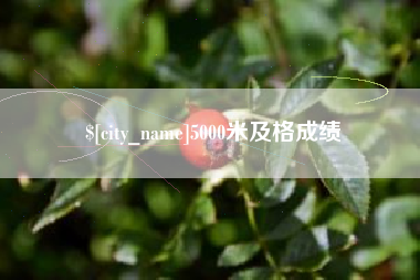 博尔塔拉蒙古5000米及格成绩