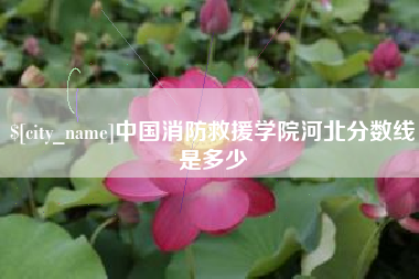 博尔塔拉蒙古中国消防救援学院河北分数线是多少