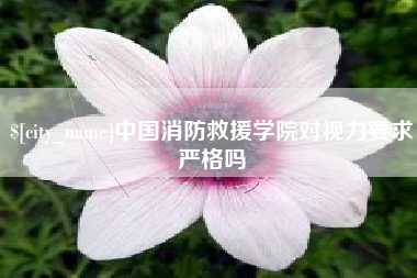 博尔塔拉蒙古中国消防救援学院对视力要求严格吗