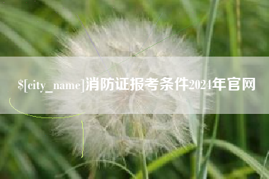 博尔塔拉蒙古消防证报考条件2024年官网
