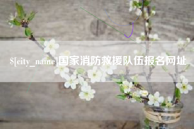 博尔塔拉蒙古国家消防救援队伍报名网址