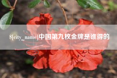 博尔塔拉蒙古中国第九枚金牌是谁得的