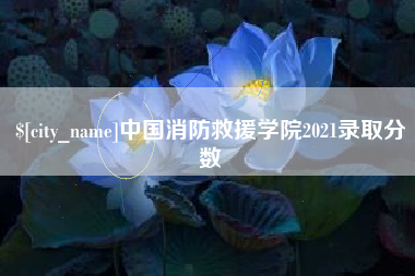 博尔塔拉蒙古中国消防救援学院2021录取分数