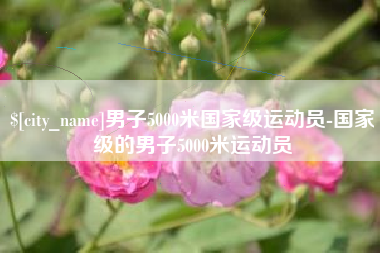 博尔塔拉蒙古男子5000米国家级运动员-国家级的男子5000米运动员