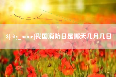 博尔塔拉蒙古我国消防日是哪天几月几日