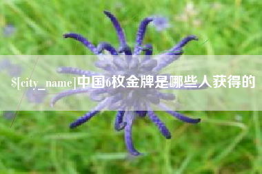 博尔塔拉蒙古中国6枚金牌是哪些人获得的