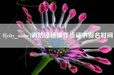 博尔塔拉蒙古消防设施操作员证书报名时间