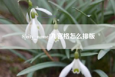 博尔塔拉蒙古九宫格怎么排版