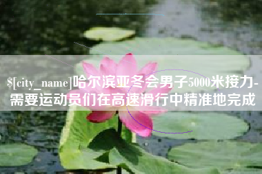博尔塔拉蒙古哈尔滨亚冬会男子5000米接力-需要运动员们在高速滑行中精准地完成