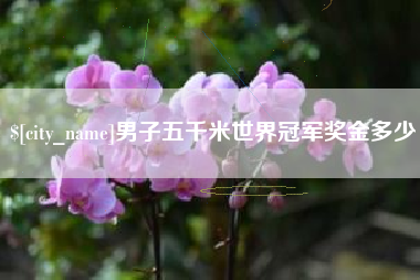 博尔塔拉蒙古男子五千米世界冠军奖金多少