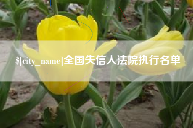 博尔塔拉蒙古全国失信人法院执行名单