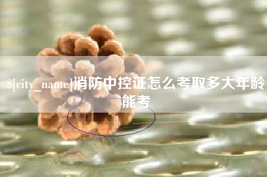 博尔塔拉蒙古消防中控证怎么考取多大年龄能考